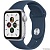 Apple Watch SE 2021 40мм,  серебристый / синий омут [MKNY3RU/A]